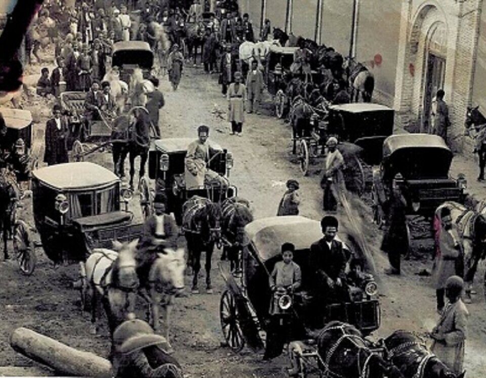 عکس/ جمع‌آوری مالیات در دوره مظفرالدین‌شاه